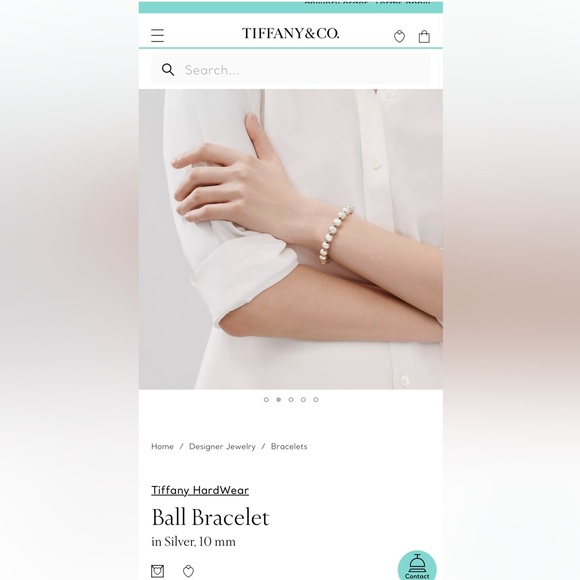 REPOSTING- TIFFANY & CO. ball bracelet and necklace 10mm - Picture 6 of 6